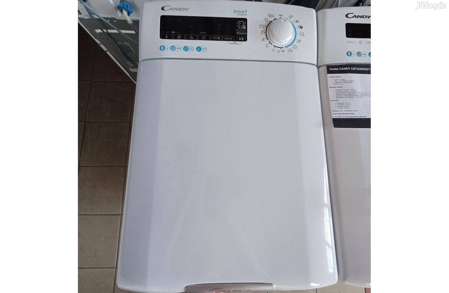 Outlet Candy Cstg 28TMV5/1-S Felültöltős Mosógép [O153] 6 hó garival